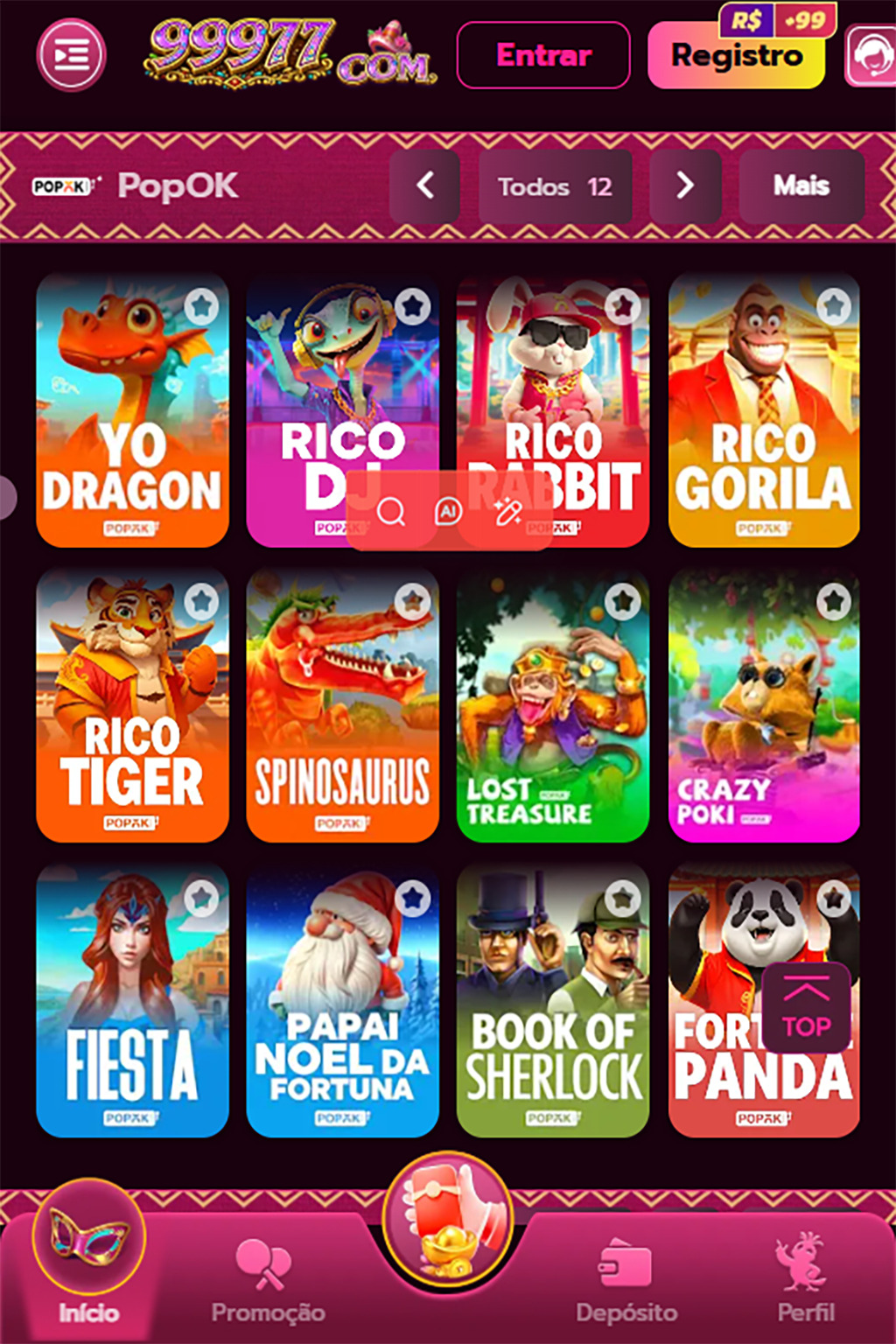 ganhos fortune tiger 